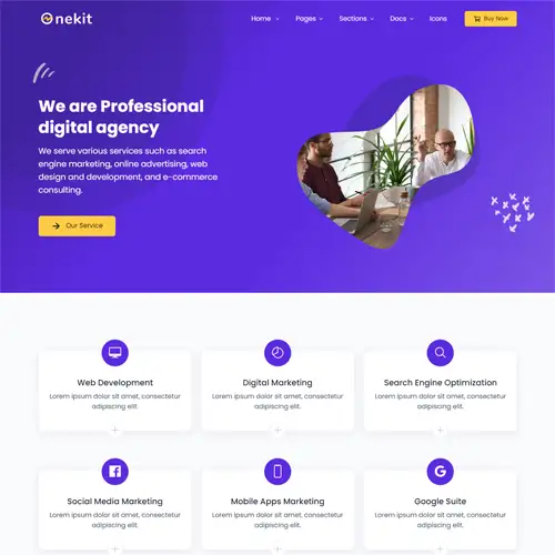 Bootstrap agency template